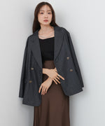 【セットアップ対応】ドットダメージテーラードジャケット