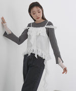 ラッフルフリルキャミソール