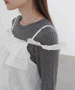 ラッフルフリルキャミソール