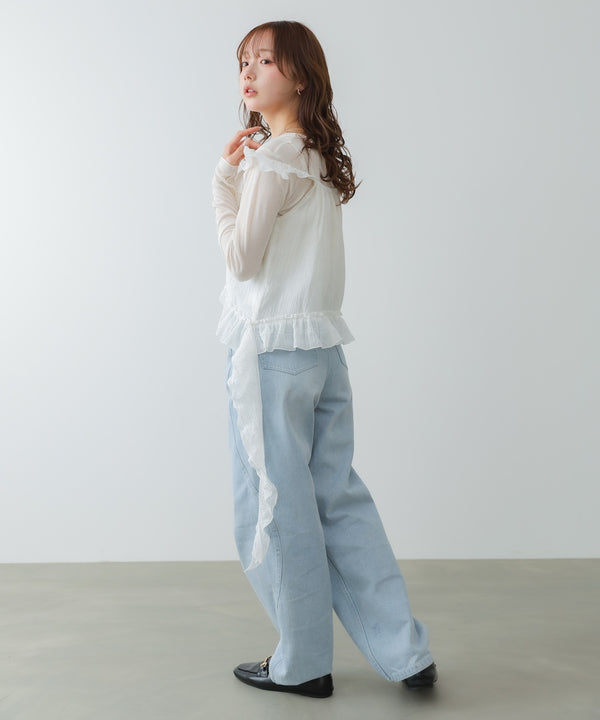 ラッフルフリルキャミソール