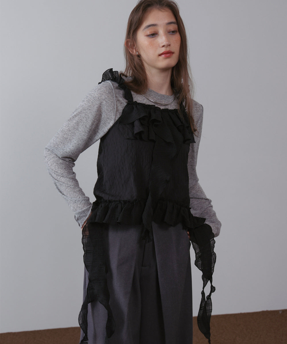 ラッフルフリルキャミソール