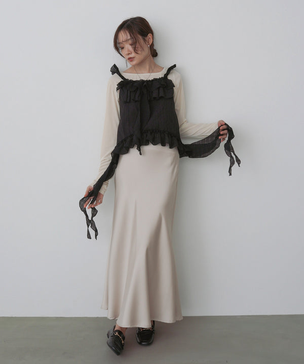 ラッフルフリルキャミソール