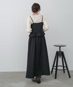 フロントギャザーフリルワンピース