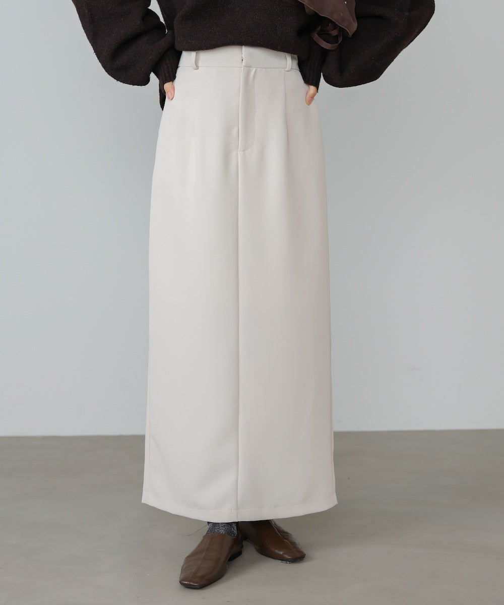 【S・Mサイズ展開】ツイルタイトロングスカート