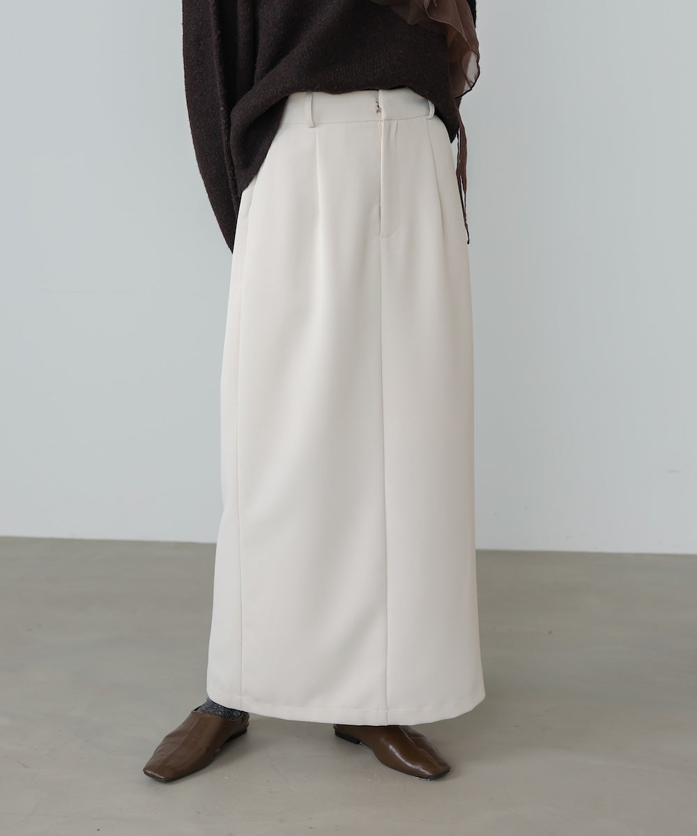 【S・Mサイズ展開】ツイルタイトロングスカート