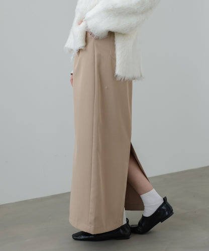 【S・Mサイズ展開】ツイルタイトロングスカート