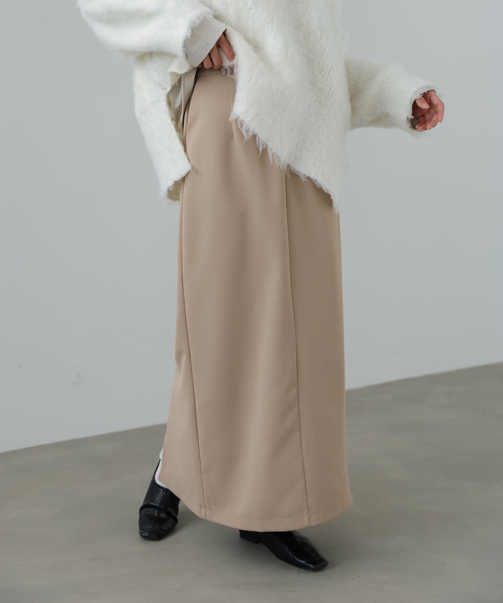 【S・Mサイズ展開】ツイルタイトロングスカート