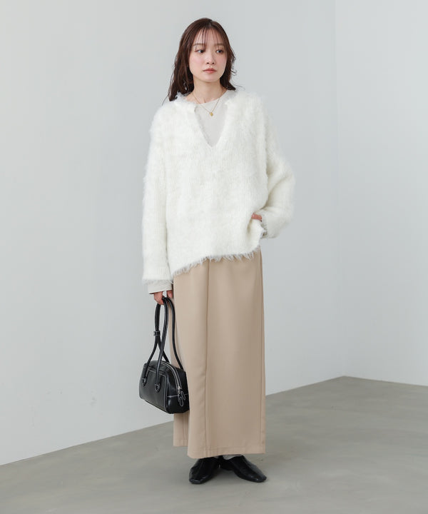 【S・Mサイズ展開】ツイルタイトロングスカート