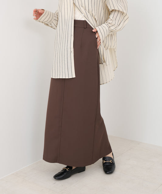 【S・Mサイズ展開】ツイルタイトロングスカート