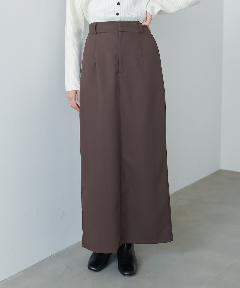 【S・Mサイズ展開】ツイルタイトロングスカート