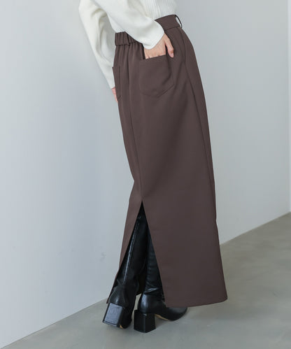 【S・Mサイズ展開】ツイルタイトロングスカート