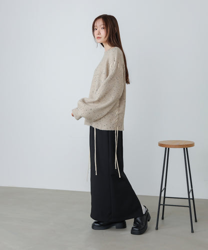 【S・Mサイズ展開】ツイルタイトロングスカート