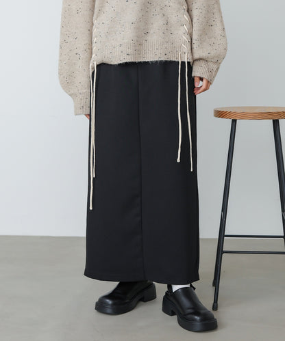 【S・Mサイズ展開】ツイルタイトロングスカート