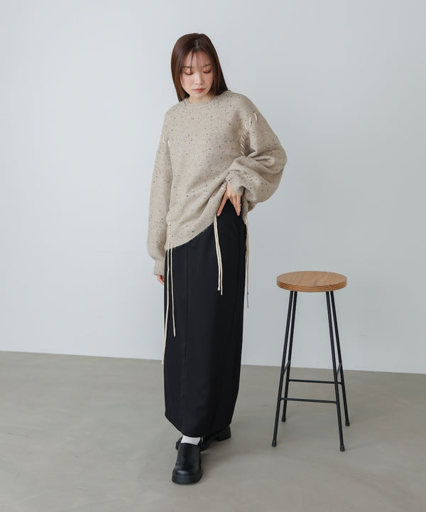 【S・Mサイズ展開】ツイルタイトロングスカート