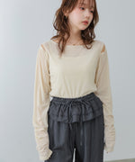 前後2WAYシアーベロアトップス