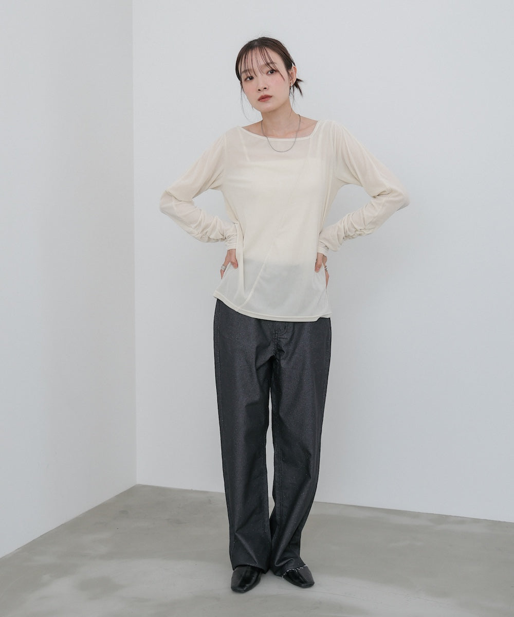 前後2WAYシアーベロアトップス