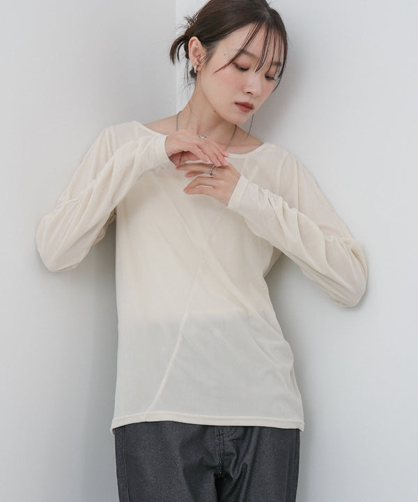 前後2WAYシアーベロアトップス