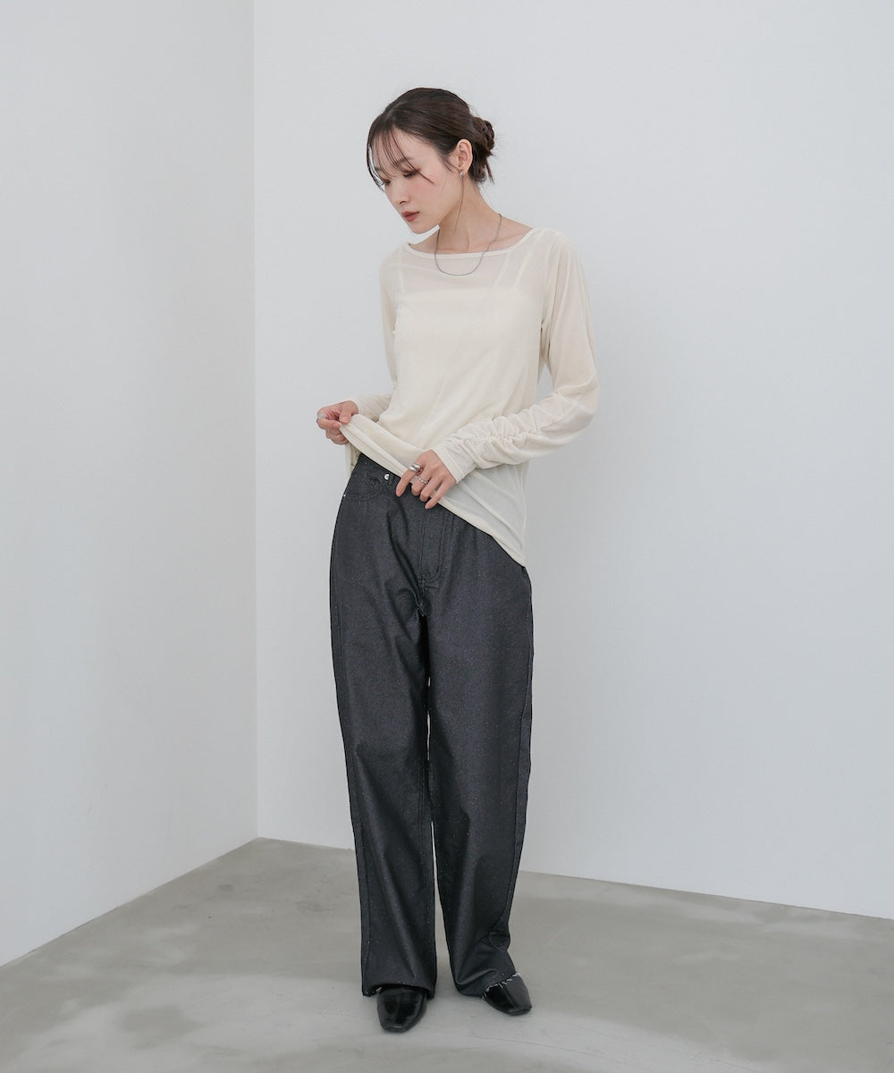 前後2WAYシアーベロアトップス