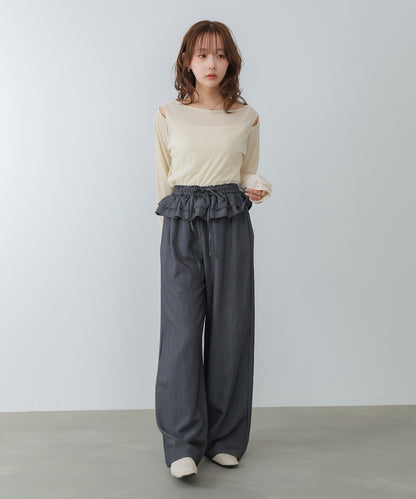 前後2WAYシアーベロアトップス