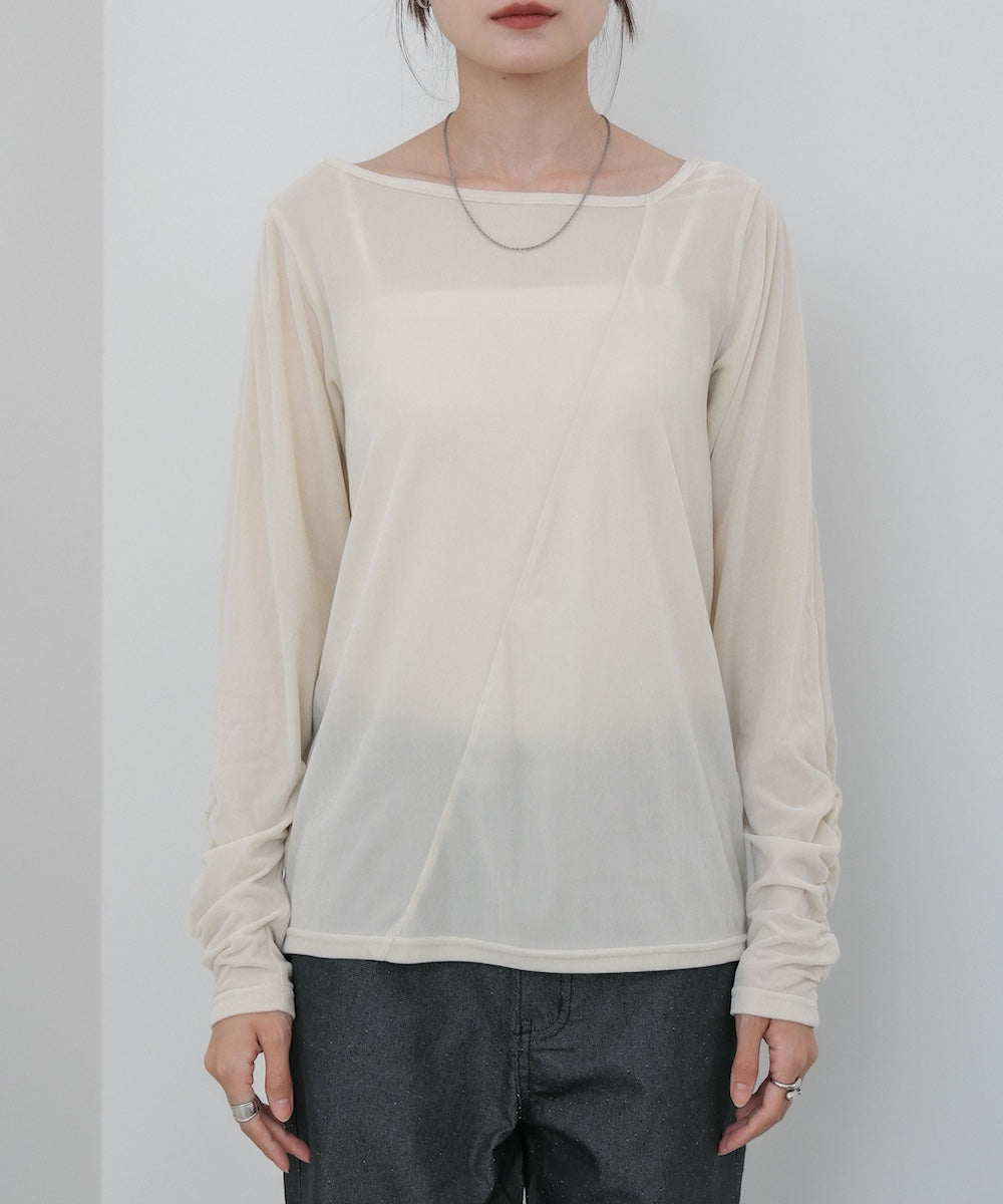 前後2WAYシアーベロアトップス – Bab