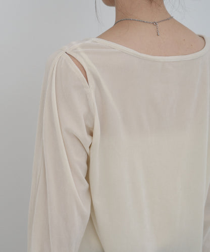 前後2WAYシアーベロアトップス