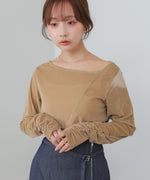 前後2WAYシアーベロアトップス