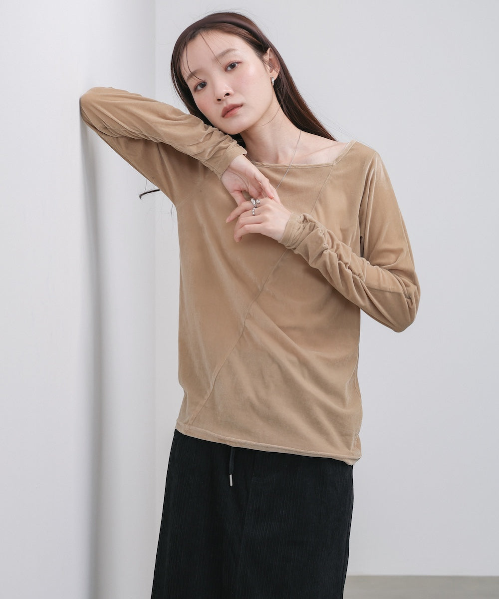 前後2WAYシアーベロアトップス