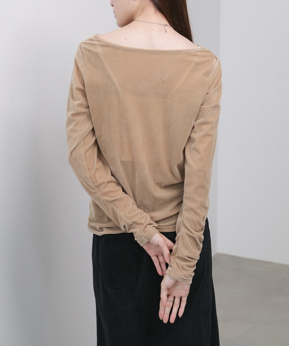 前後2WAYシアーベロアトップス