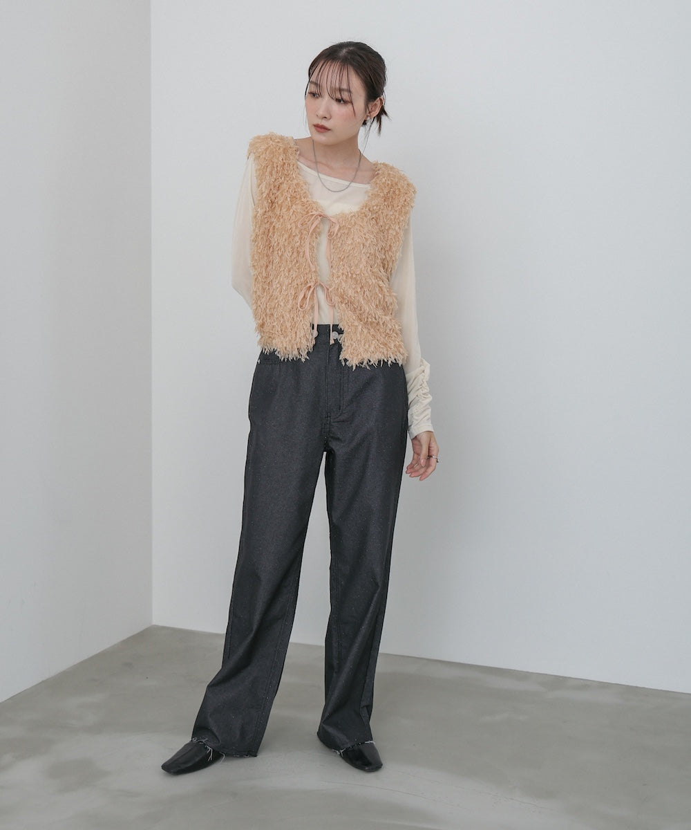 前後2WAYシアーベロアトップス