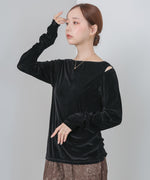 前後2WAYシアーベロアトップス