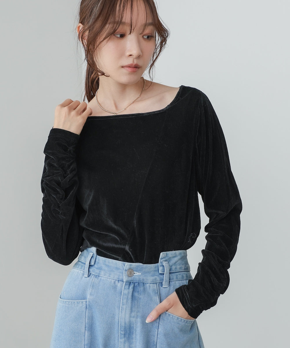 前後2WAYシアーベロアトップス