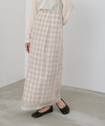 シアードッキングチェックスカート