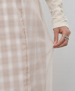 シアードッキングチェックスカート