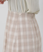 シアードッキングチェックスカート