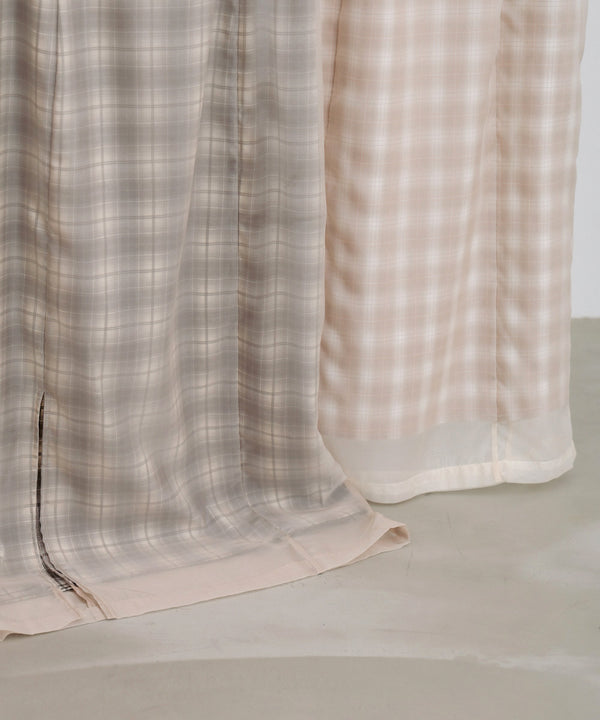 シアードッキングチェックスカート