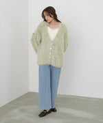 【選べる着丈】前後2WAYハートボタンシャギーニットカーディガン