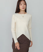 クロッシングニットトップス