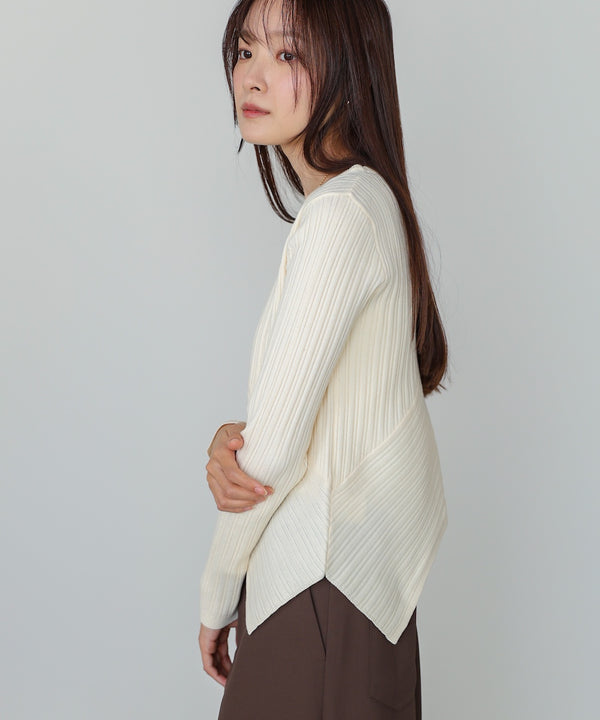 クロッシングニットトップス