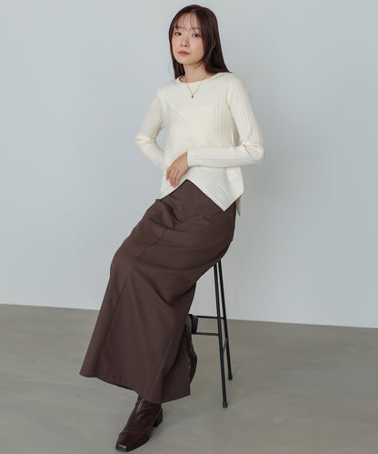 クロッシングニットトップス