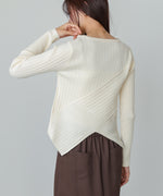 クロッシングニットトップス