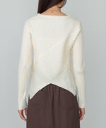 クロッシングニットトップス