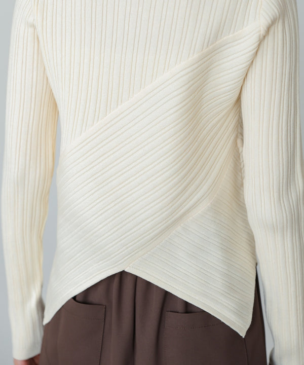 クロッシングニットトップス