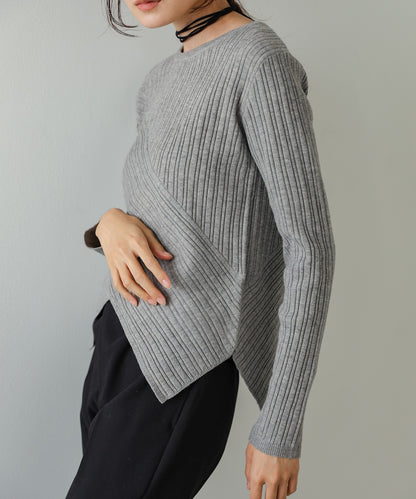 クロッシングニットトップス