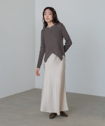 クロッシングニットトップス