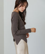 クロッシングニットトップス