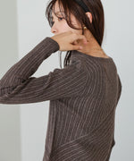 クロッシングニットトップス