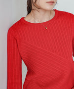 クロッシングニットトップス