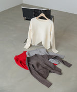 クロッシングニットトップス