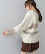 ボーダーケガキトップス