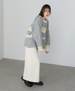 ボーダーケガキトップス